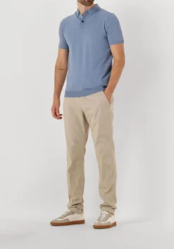 GENTI e polo polo button ss k2046-1260 lichtblauw Best