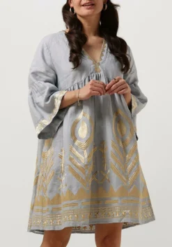 GREEK ARCHAIC KORI e mini jurk 230645 lichtblauw New