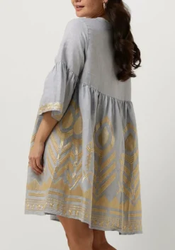 GREEK ARCHAIC KORI e mini jurk 230645 lichtblauw New
