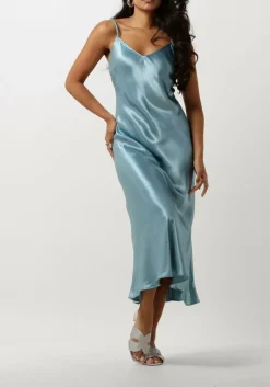 GREEK ARCHAIC KORI e midi jurk 130512 lichtblauw Hot