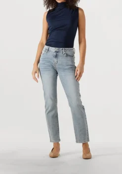 JANICE e slim fit jeans cooper lichtblauw Discount