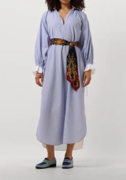 MES DEMOISELLES e maxi jurk wiki lichtblauw Discount