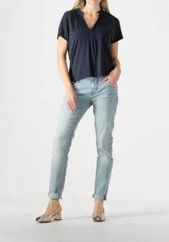 MOS MOSH e slim fit jeans mmnaomi light perla jeans lichtblauw Discount