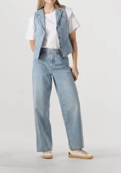 PENN & INK e straight leg jeans trousers s25z734 lichtblauw Clearance