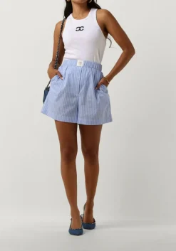 SECOND FEMALE e korte broek amale shorts lichtblauw Discount