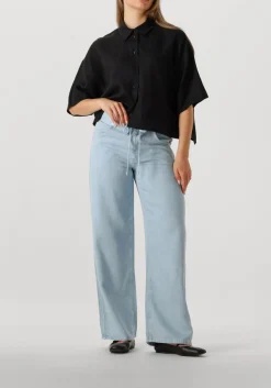 SECOND FEMALE e wide jeans irvin denim jeans lichtblauw Hot