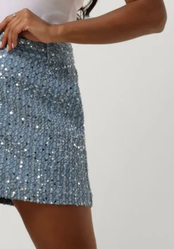 SECOND FEMALE e minirok lemara skirt lichtblauw New