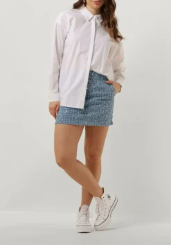 SECOND FEMALE e minirok lemara skirt lichtblauw New