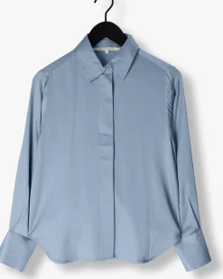 SECOND FEMALE e blouses galla classic shirt lichtblauw Sale