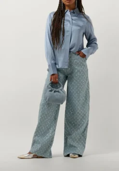 SECOND FEMALE e blouses galla classic shirt lichtblauw Sale