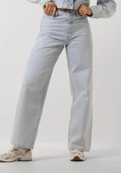 SECOND FEMALE e wide jeans fira jeans lichtblauw Discount
