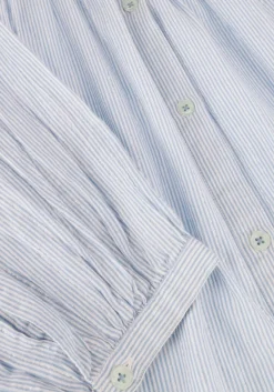 SUMMUM e blouses oversized blouse micro stripe lichtblauw New
