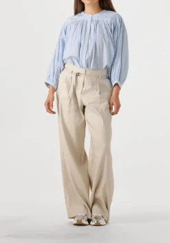 SUMMUM e blouses oversized blouse micro stripe lichtblauw New