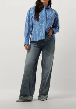 SUNCOO e blouses lydia lichtblauw New