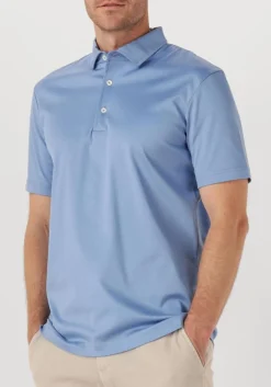 VALENZA e polo supima polo schiller collar s/s lichtblauw Hot