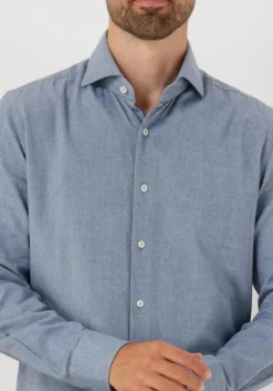 XACUS e casual overhemd 91148 721ml lichtblauw Sale