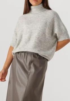 AIMEE THE LABEL lichtgrijze trui ginger lichtgrijs