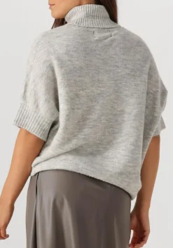 AIMEE THE LABEL lichtgrijze trui ginger lichtgrijs