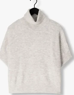 AIMEE THE LABEL lichtgrijze trui ginger lichtgrijs