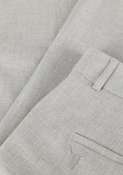 ALIX THE LABEL lichtgrijze pantalon ladies woven foil stripe pants lichtgrijs Sale