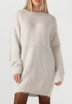 AMERICAN VINTAGE lichtgrijze midi jurk niby lichtgrijs Best