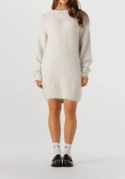 AMERICAN VINTAGE lichtgrijze midi jurk niby lichtgrijs Best