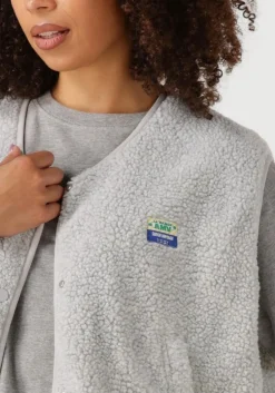 AMERICAN VINTAGE lichtgrijze gilet hoktown lichtgrijs Best