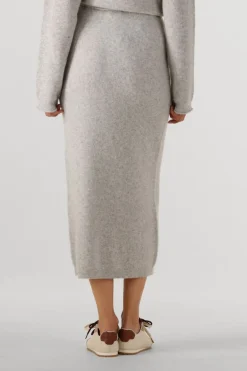 AMERICAN VINTAGE lichtgrijze midirok raxow-b lichtgrijs Hot