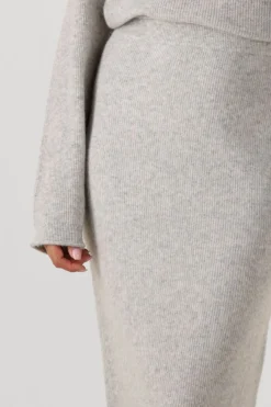 AMERICAN VINTAGE lichtgrijze midirok raxow-b lichtgrijs Hot