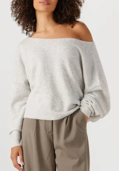 AMERICAN VINTAGE lichtgrijze trui damsville lichtgrijs