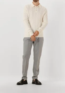 BERWICH lichtgrijze pantalon morello elax lichtgrijs Best