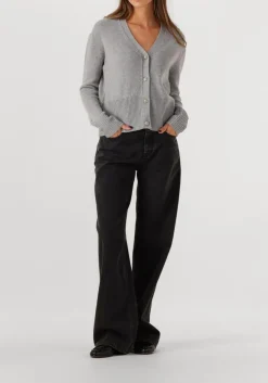 CLOSED lichtgrijze trui v neck cardigan lichtgrijs Clearance