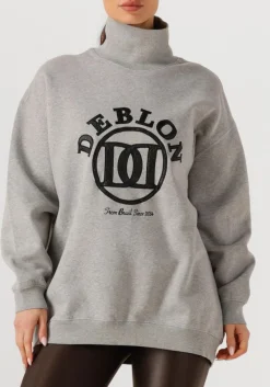 DEBLON SPORTS lichtgrijze sweater tess sweater lichtgrijs Clearance