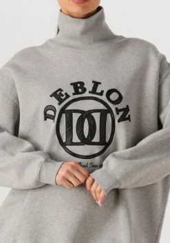 DEBLON SPORTS lichtgrijze sweater tess sweater lichtgrijs Clearance