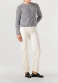 DES PETITS HAUTS lichtgrijze trui chouky lichtgrijs Outlet