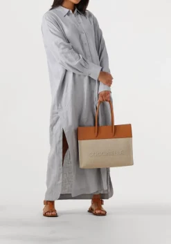 DRYKORN lichtgrijze maxi jurk dravena lichtgrijs Clearance