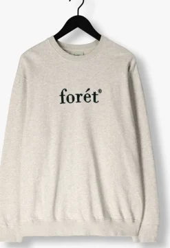 FORÉT lichtgrijze forét sweater boat sweatshirt lichtgrijs Online