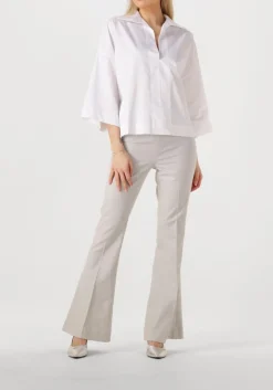 GESTUZ lichtgrijze flared broek dagnygz hw pants lichtgrijs Discount