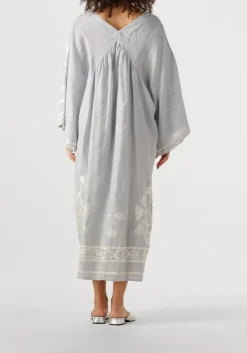 GREEK ARCHAIC KORI lichtgrijze maxi jurk 430582 lichtgrijs Hot