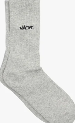 MERCER AMSTERDAM lichtgrijze sokken the mercer socks lichtgrijs New