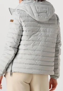 MOSCOW lichtgrijze gewatteerde jas 10-08-adriana-1 lichtgrijs Discount