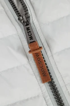 MOSCOW lichtgrijze gewatteerde jas 10-08-adriana-1 lichtgrijs Discount