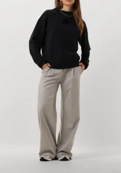 MOSCOW lichtgrijze wijde broek 92-02-sementy lichtgrijs Outlet