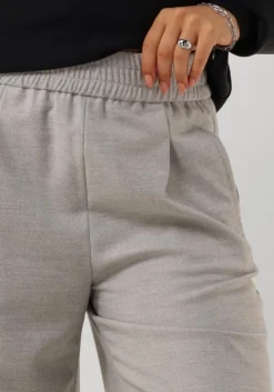 MOSCOW lichtgrijze wijde broek 92-02-sementy lichtgrijs Outlet