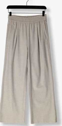 MOSCOW lichtgrijze wijde broek 92-02-sementy lichtgrijs Outlet