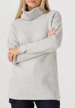 PENN & INK lichtgrijze trui jumper lichtgrijs Discount