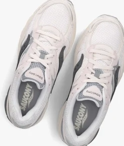 SAUCONY lichtgrijze lage sneakers progrid omni 9 lichtgrijs Best