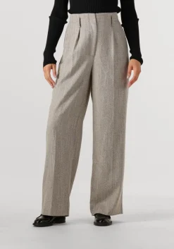 SECOND FEMALE lichtgrijze pantalon jun trousers lichtgrijs