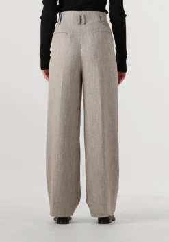 SECOND FEMALE lichtgrijze pantalon jun trousers lichtgrijs