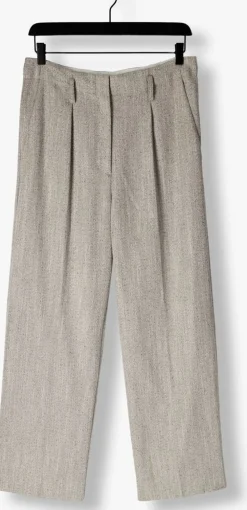 SECOND FEMALE lichtgrijze pantalon jun trousers lichtgrijs